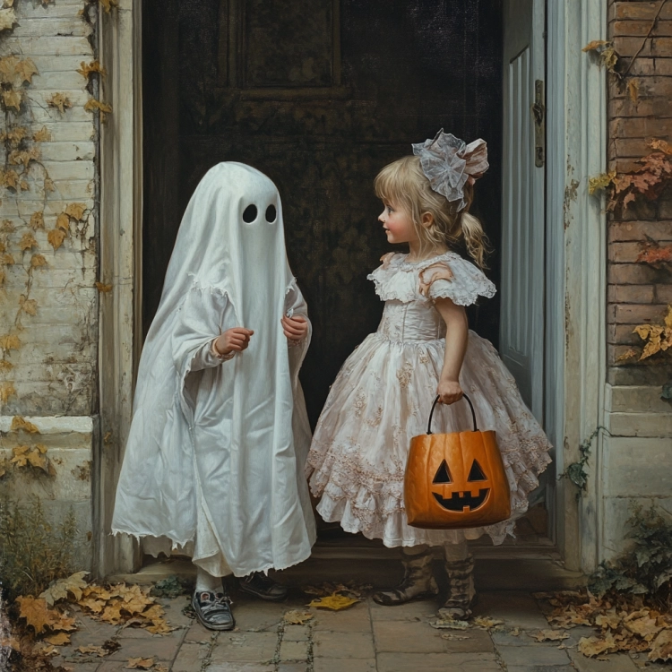 trick or treating in America becomes popular