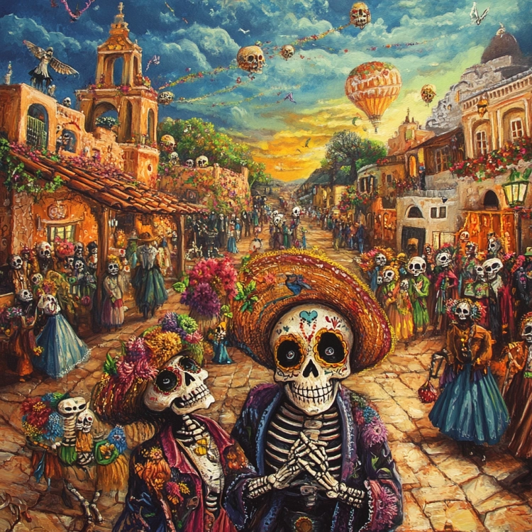 Day of the Dead celebration in Mexico