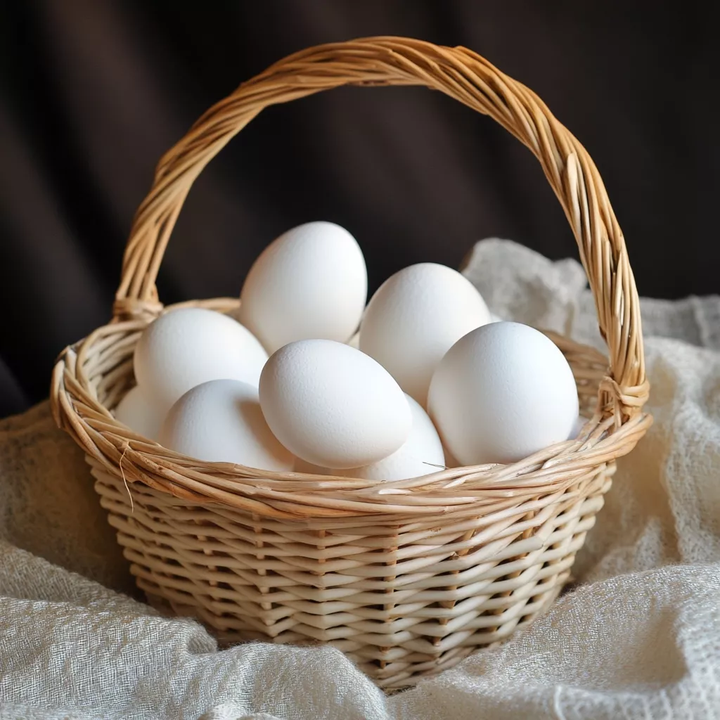 A basket of eggs