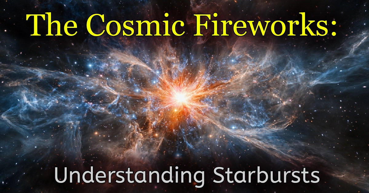 The Cosmic Fireworks: Understanding Starbursts