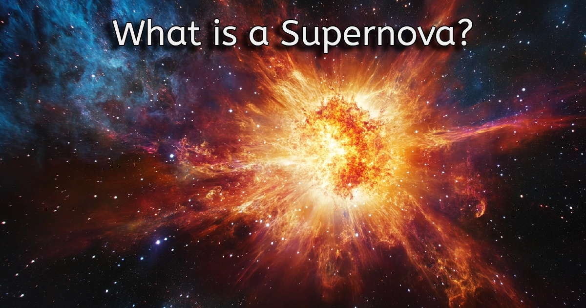 What is a Supernova? The Spectacular Death of a Star.